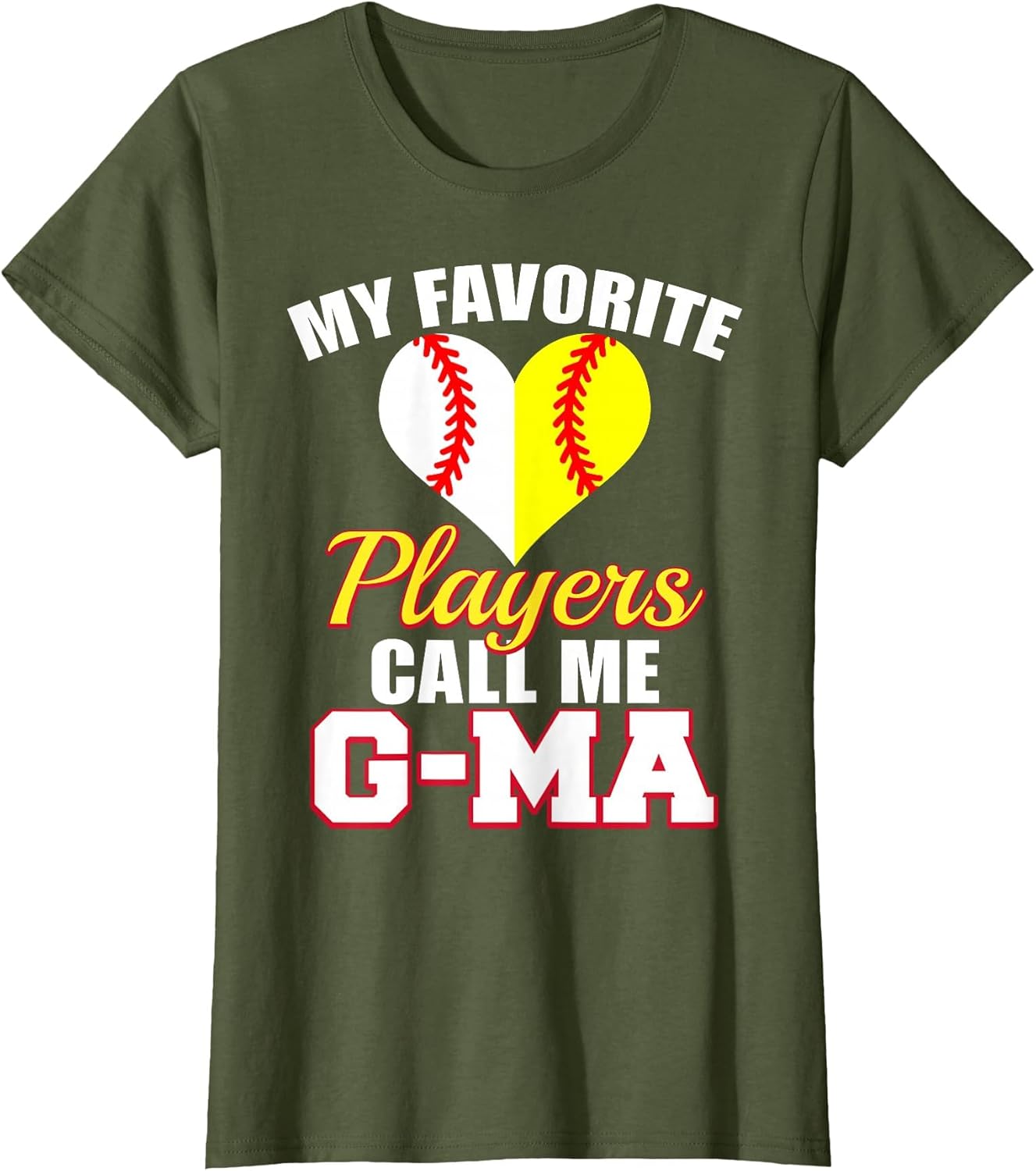 My Favorite Baseball Softball Player Call Me G-Ma Funny G-Ma