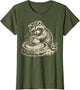 Retro Cute Raccoon at Pottery Wheel Throwing Animal Pottery