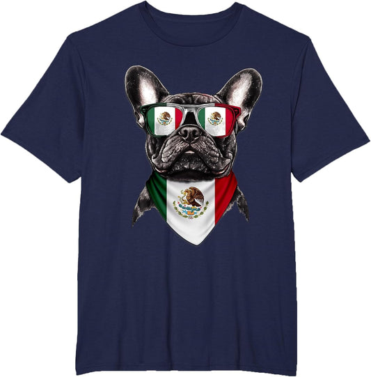 Mexican Flag American French Bulldog Heritage Mexico