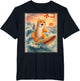 Funny Kawaii Cat Surfing , Anime Gift