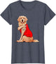 Funny Golden-Retriever Dog I Love Mom