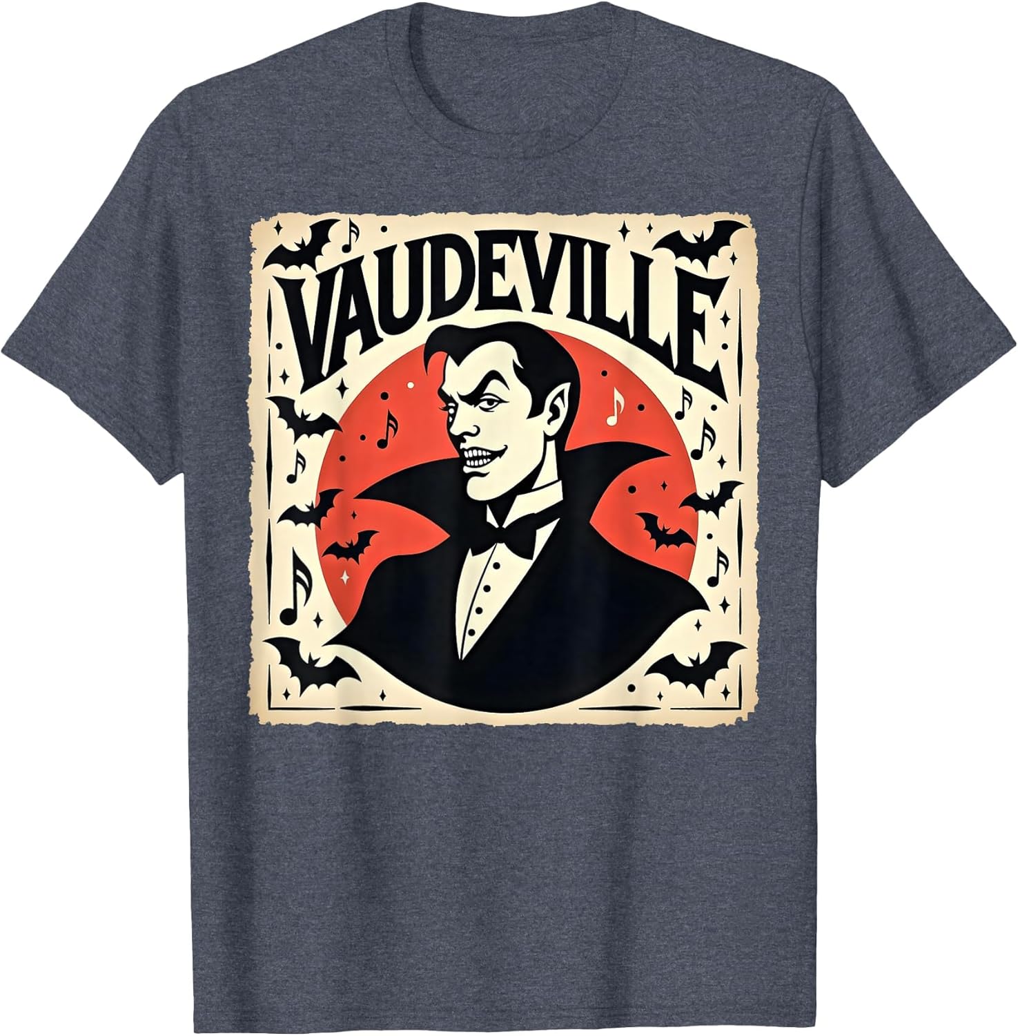 Halloween Nostalgic Retro Vaudeville Vampire