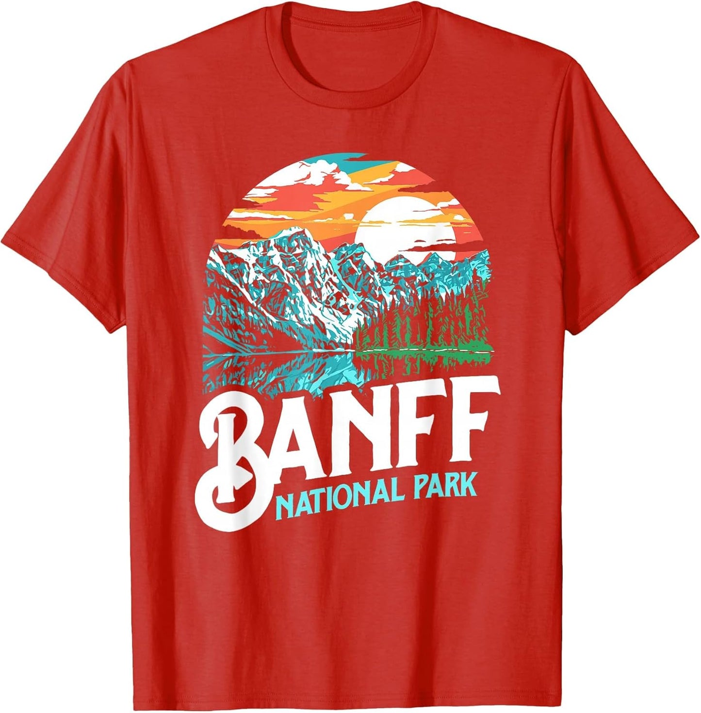 Banff National Park Lake Louise Canada Vintage Graphic