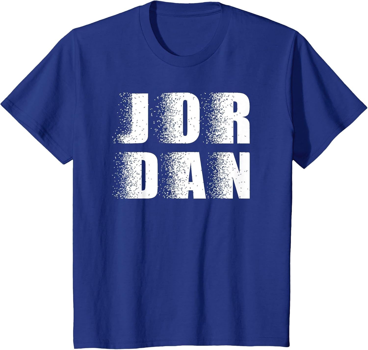 Name Jordan Distressed Typography - Retro Jordan Name Design
