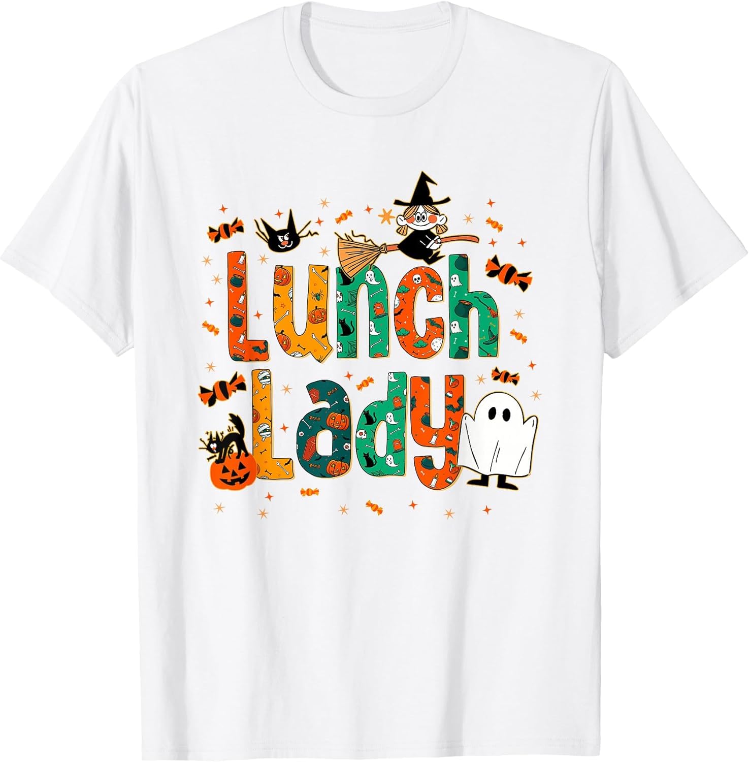 Halloween Lunch Lady Cafeteria Spooky Lunch Lady Halloween