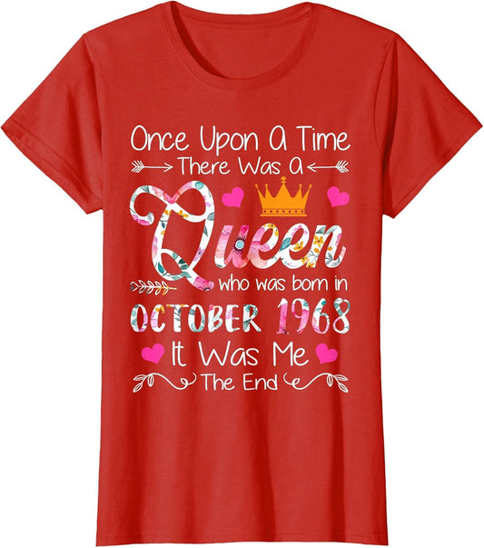 57 Years Old Birthday Girl 57 Birthday Queen October 1968