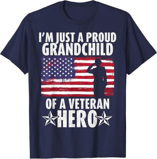 Patriotic Proud Grandchild of A Veteran Grandchild Veteran