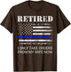 Retired Police Officer Cop Funny