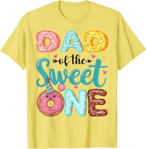 Dad of The Sweet One 1st Birthday Girl Donut Party