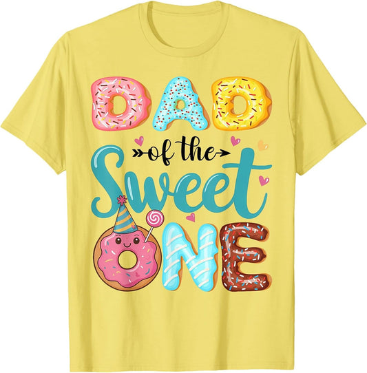 Dad of The Sweet One 1st Birthday Girl Donut Party