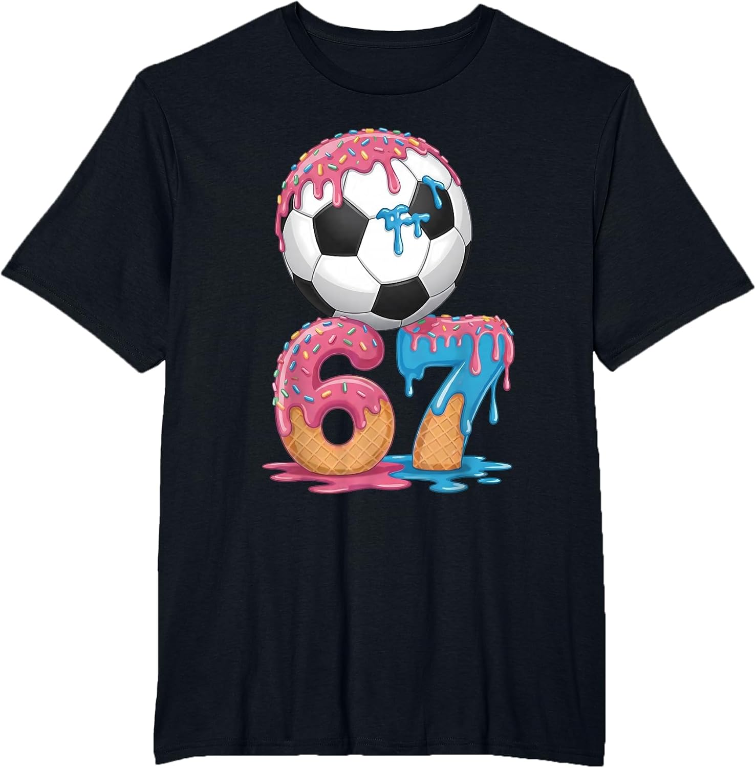 Soccer Drip Number 67 Boys Soccer Player 67