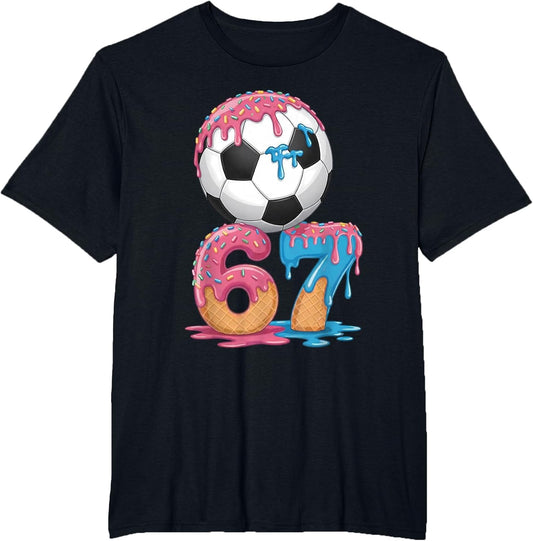 Soccer Drip Number 67 Boys Soccer Player 67