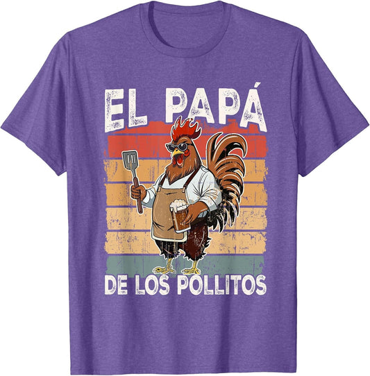 El Papa de lo pollitos Funny Spanish Dia del Padre