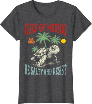 Retro Turtle Gulf of Mexico Be Salty and Resist