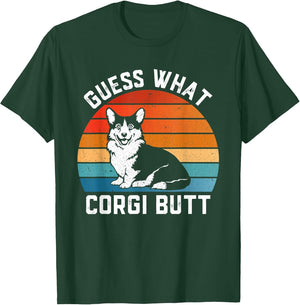 Guess What Corgi Butt Funny Dog Lover Corgi Dad and Mama
