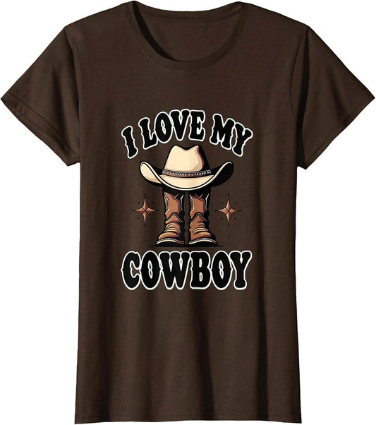 I Love My Cowboy Chic Western Romance Design Beyonce