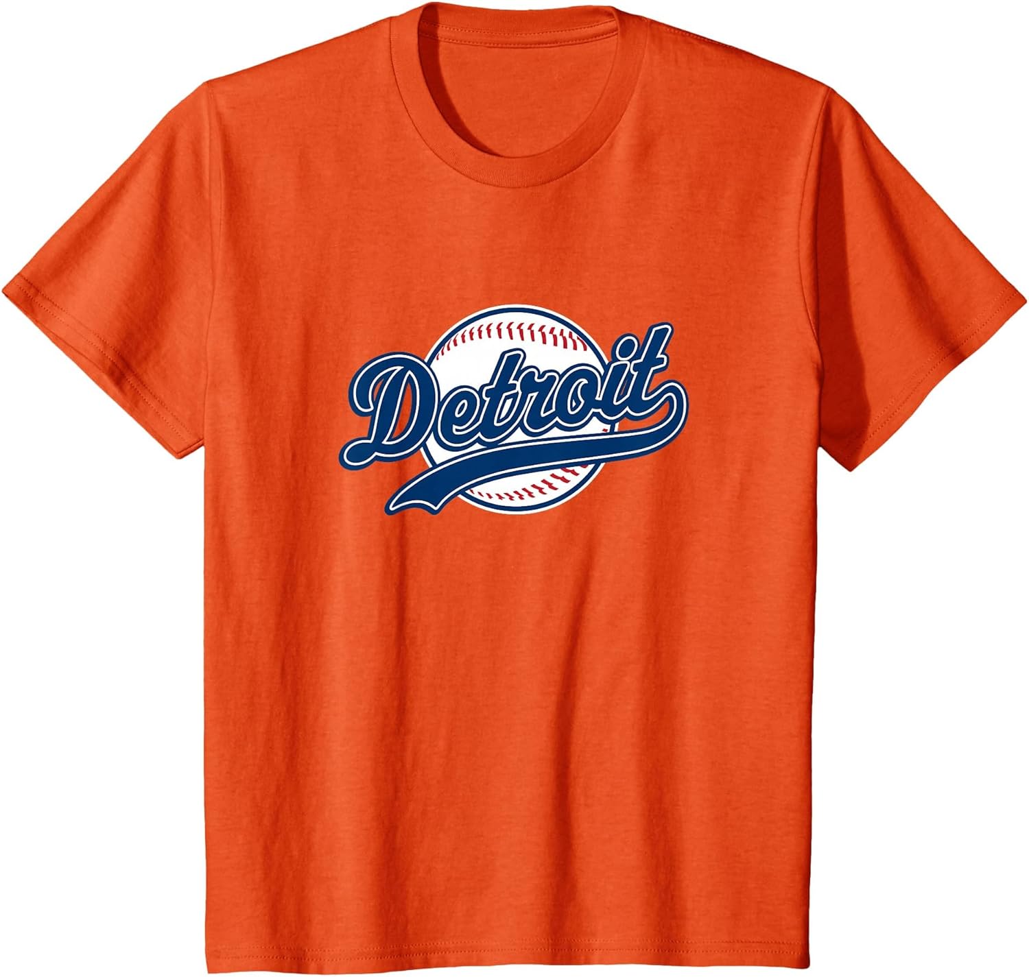 Detroit Vintage Baseball Throwback Retro Design