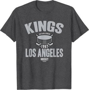 Los Angeles Kings Hockey Puck Dark Heather