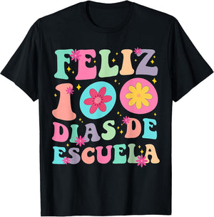 Feliz 100 Dias De Escuela Groovy 100 Days Spanish Teacher