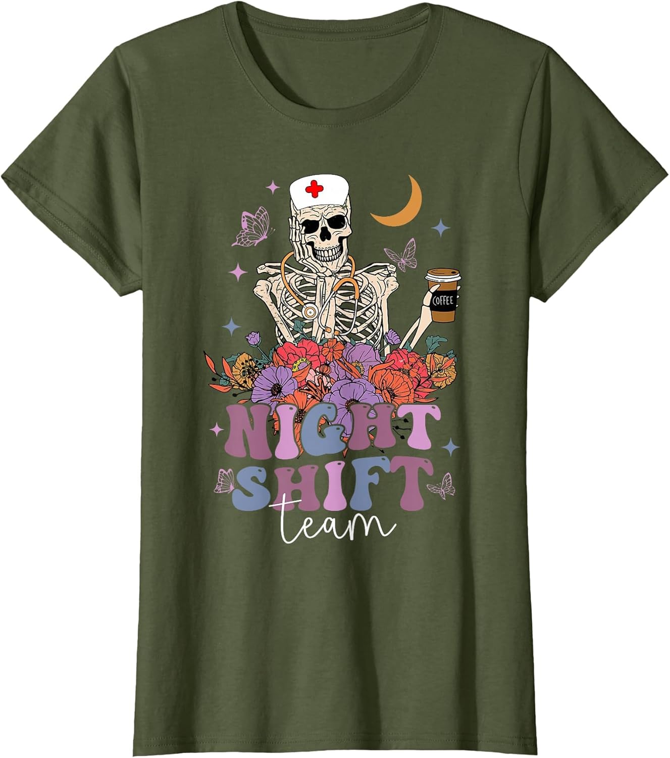 Team Night Shift Emergency Department ER ICU Nurse Halloween