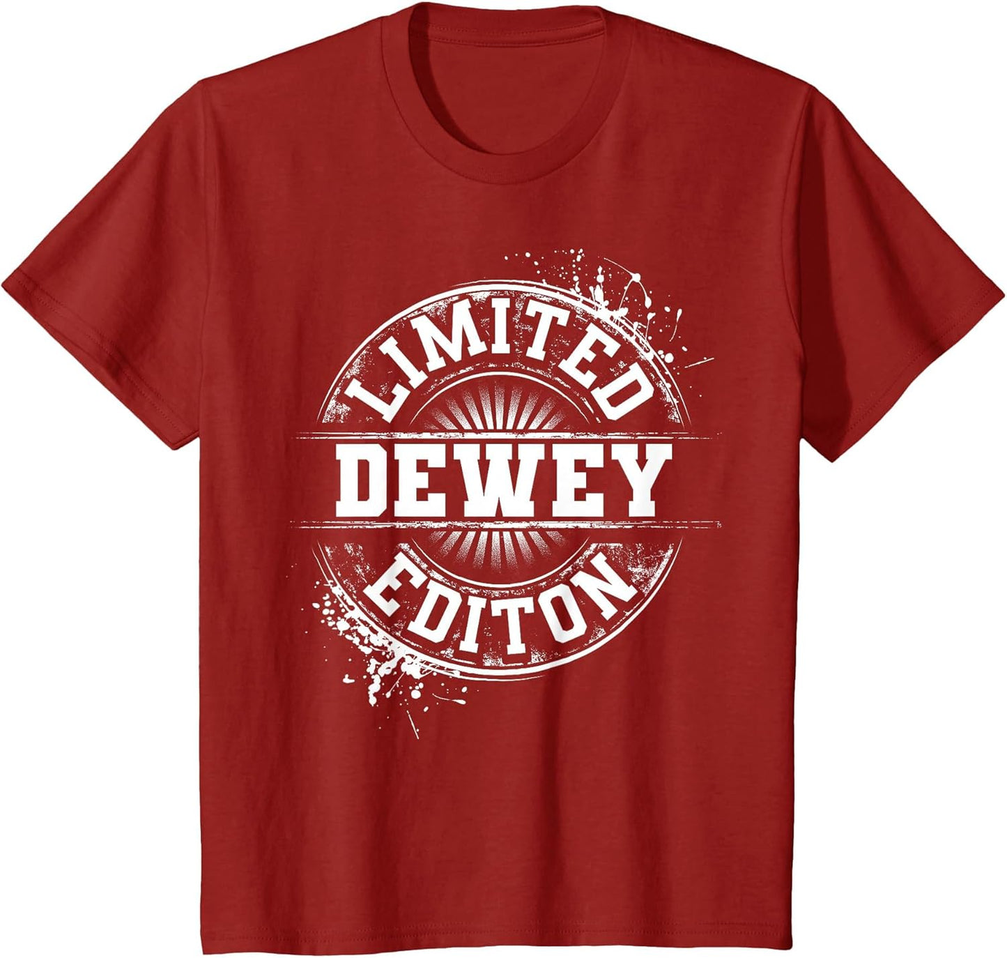 Dewey Limited Edition Funny Personalized Name Joke Gift