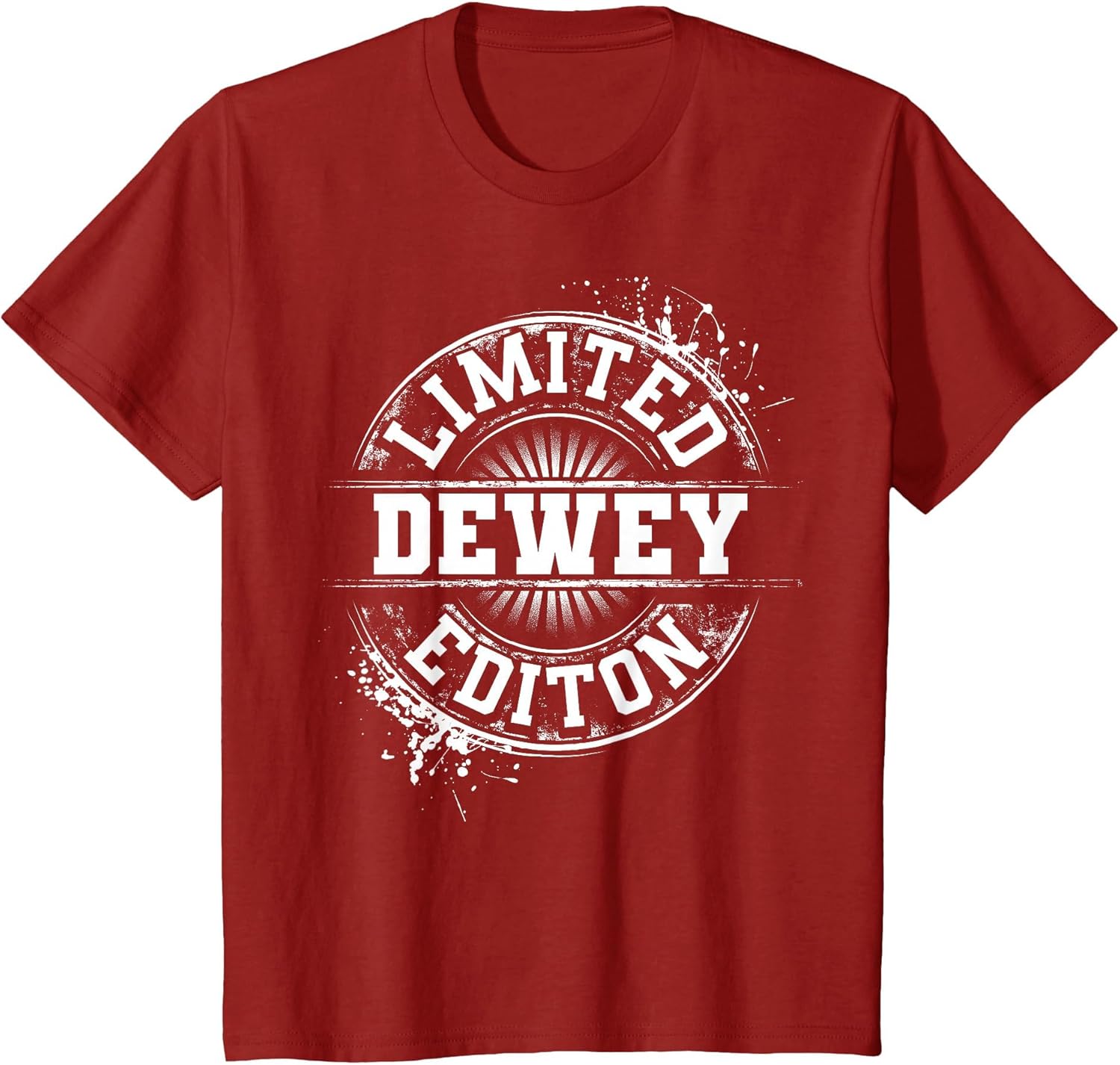 Dewey Limited Edition Funny Personalized Name Joke Gift