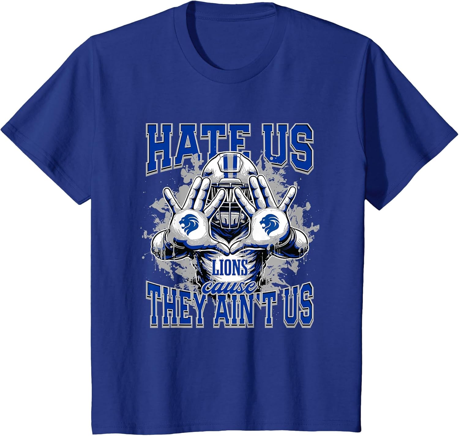 Bismarck Lions Logo Hate Us Cause They Ain't HS