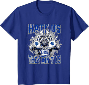 Bismarck Lions Logo Hate Us Cause They Ain't HS