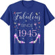 Fabulous Since 1945 Birthday Party High Heels Butterflies