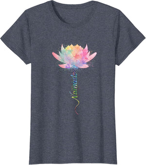 Lotus Flower Namaste Yoga Watercolor Meditation Zen Bohemian