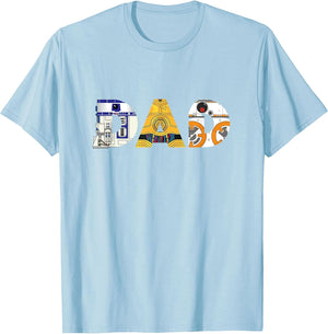 Star Wars Droids R2-D2 C-3PO BB-8 Dad Father’s Day Birthday