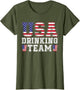 USA Drinking Team Funny Drinking Beer Lover 4th of July