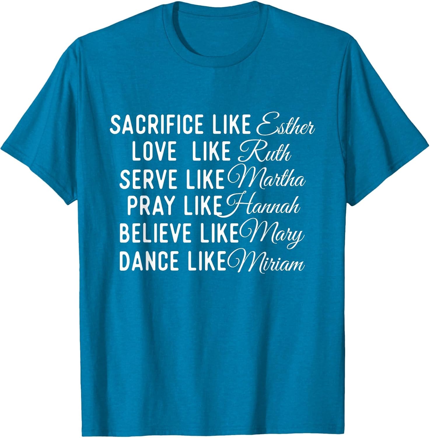 Sacrifice Like Esther Love Like Ruth - Christian Faith Jesus