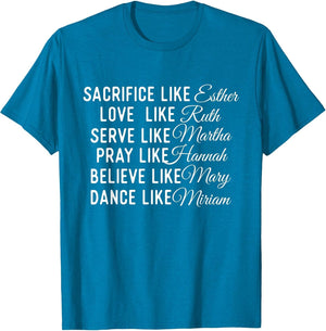 Sacrifice Like Esther Love Like Ruth - Christian Faith Jesus