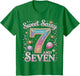 7 Years Sweet Sassy and Seven Girl Outfit 7th Birthday