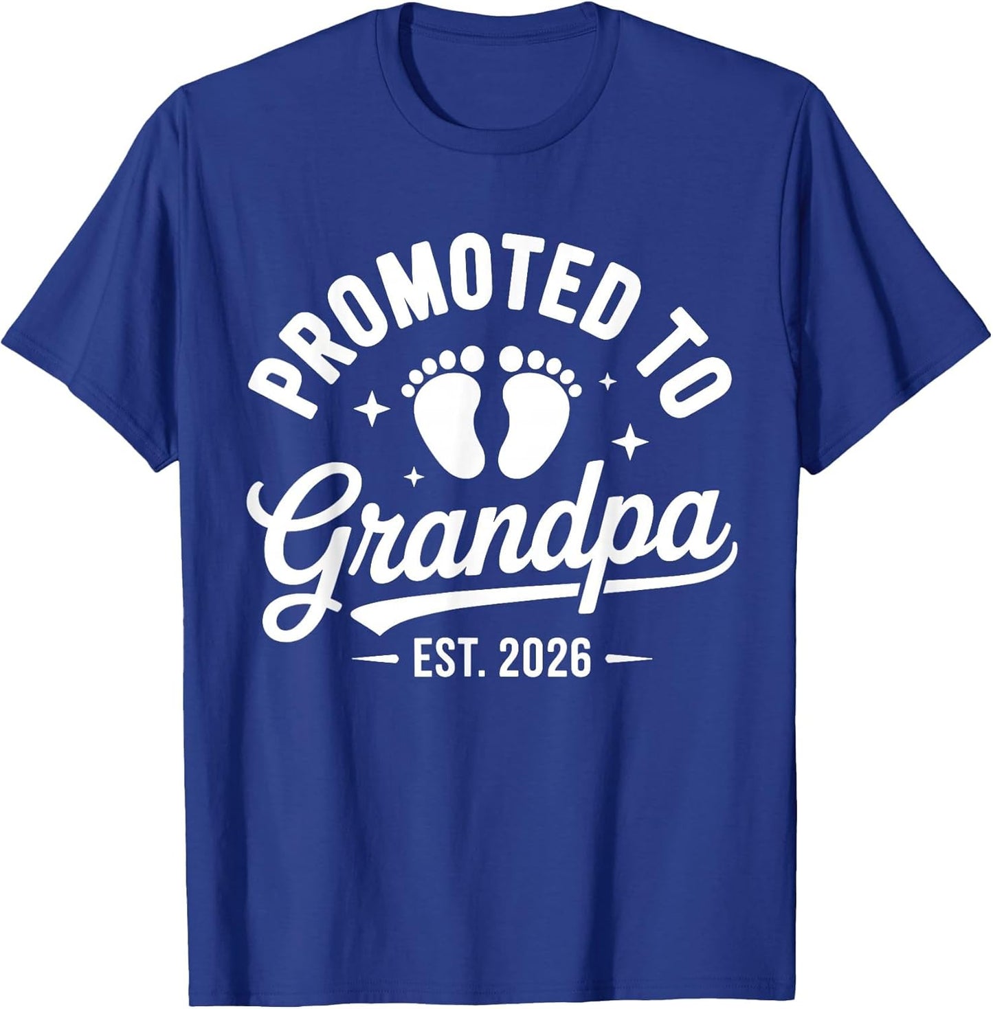 Promoted to Grandpa est. 2026 Grandparents Baby Announcement