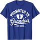 Promoted to Grandpa est. 2026 Grandparents Baby Announcement