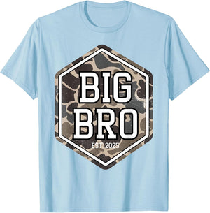 Big Bro 2025 Camo Hunting Camouflage Brother Announcement