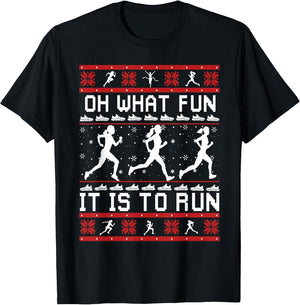 Oh What Fun It is to Run Running Marathon Runner Ugly