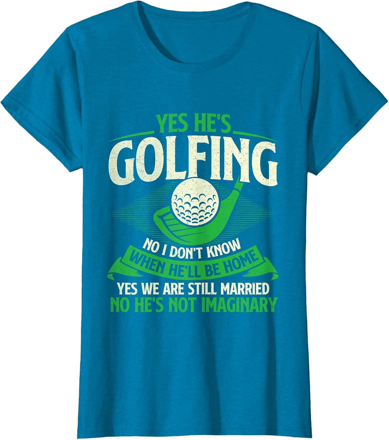 Yes He's Golfing - Golf Lover Golfer Golfing Putter