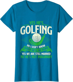 Yes He's Golfing - Golf Lover Golfer Golfing Putter