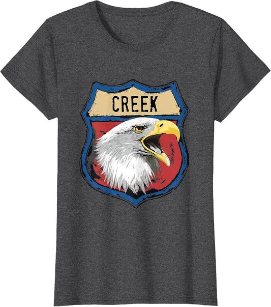 Creek American Indian Tribe Eagle Insterstate Badge