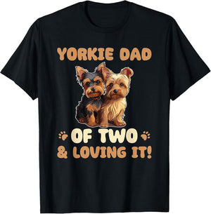 Dogs Yorkshire Terrier Yorkie Dad of Two
