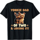Dogs Yorkshire Terrier Yorkie Dad of Two