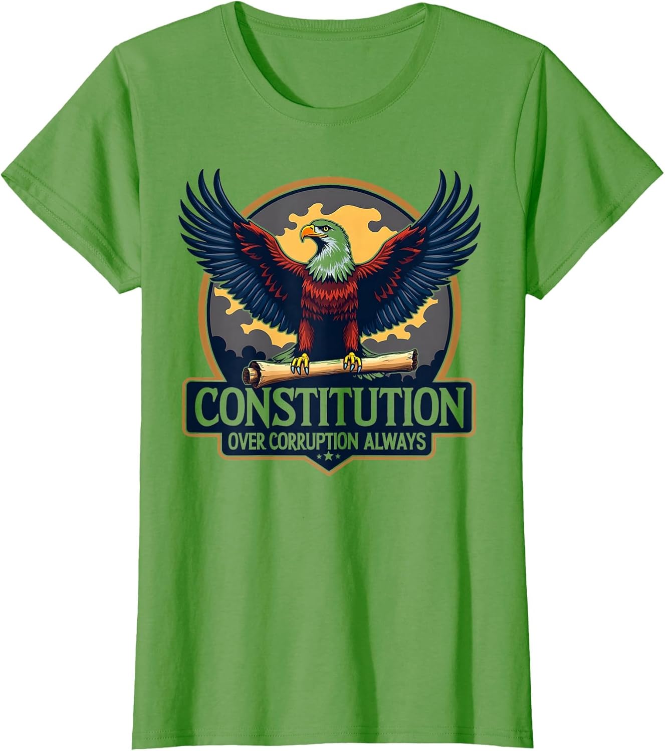 Constitution Over Corruption Always Patriotic Design