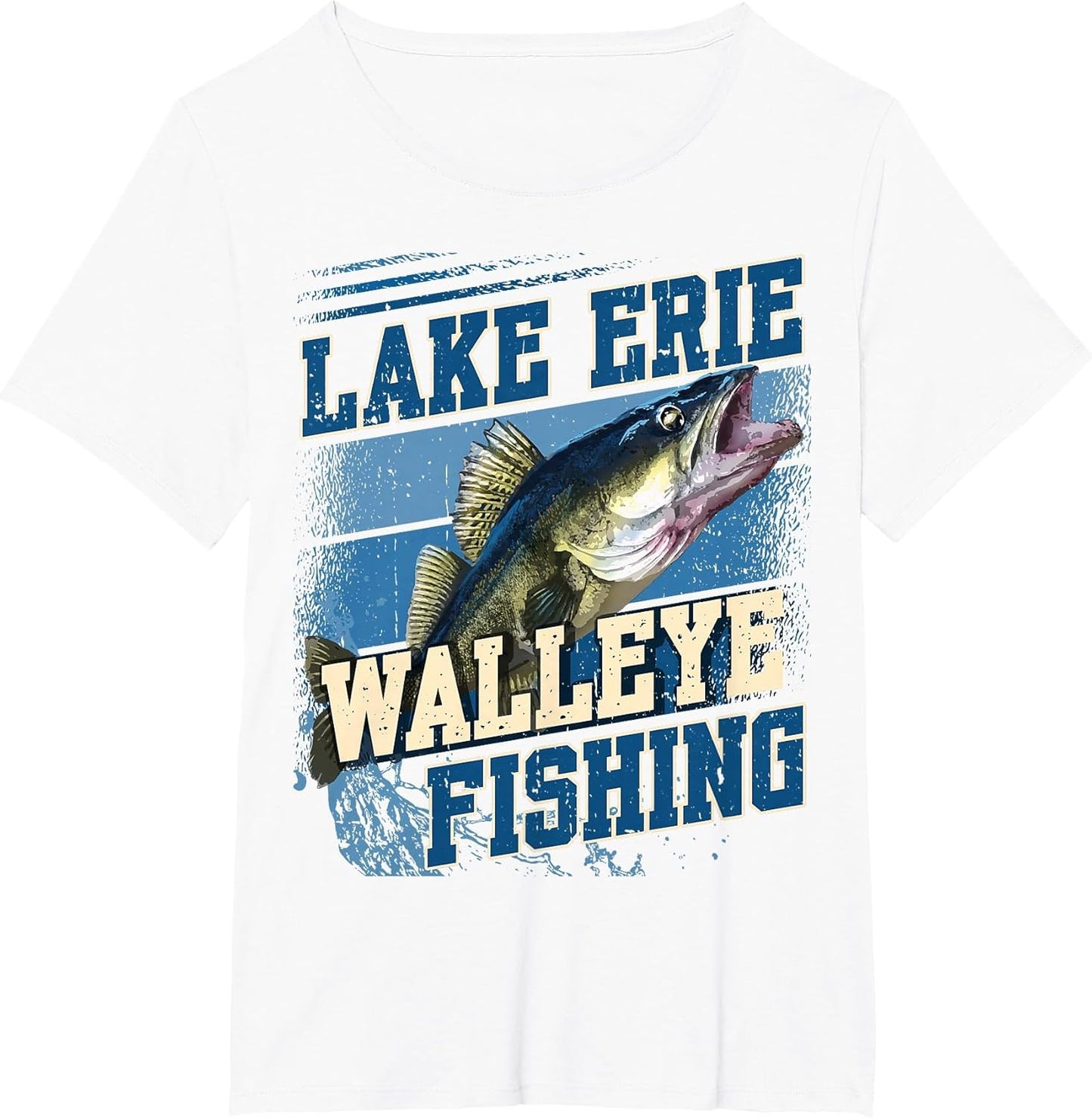 Lake Erie Walleye Freshwater Fish Fishing Lover Angler