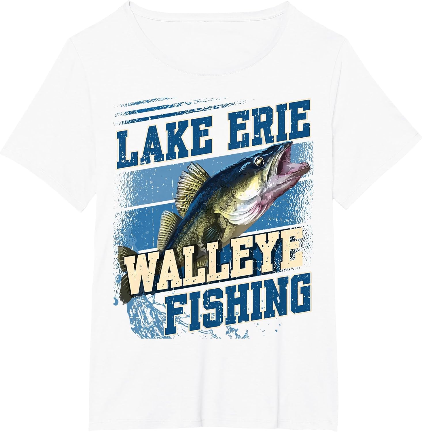 Lake Erie Walleye Freshwater Fish Fishing Lover Angler