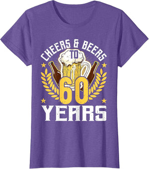 Cheers and Beers to 60 Years, Beer Lover 60th Birthday