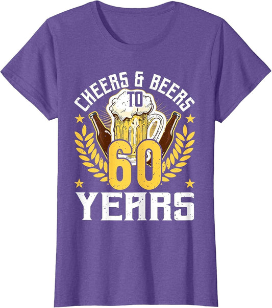 Cheers and Beers to 60 Years, Beer Lover 60th Birthday