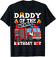 Daddy of The Birthday Boy Fire Truck Firefighter